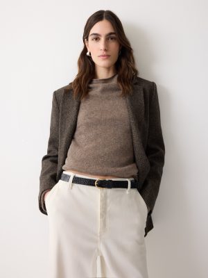Croc Leather Belt