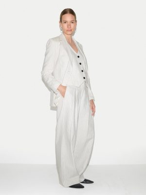 Duke Linen Cotton Stripe Blazer