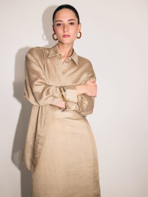 Textured Cocoon Shirt
