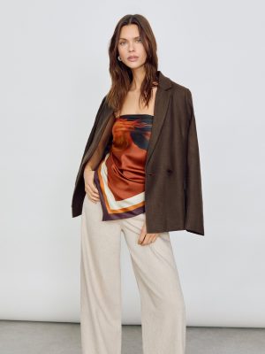 Iris Silk Twill Scarf